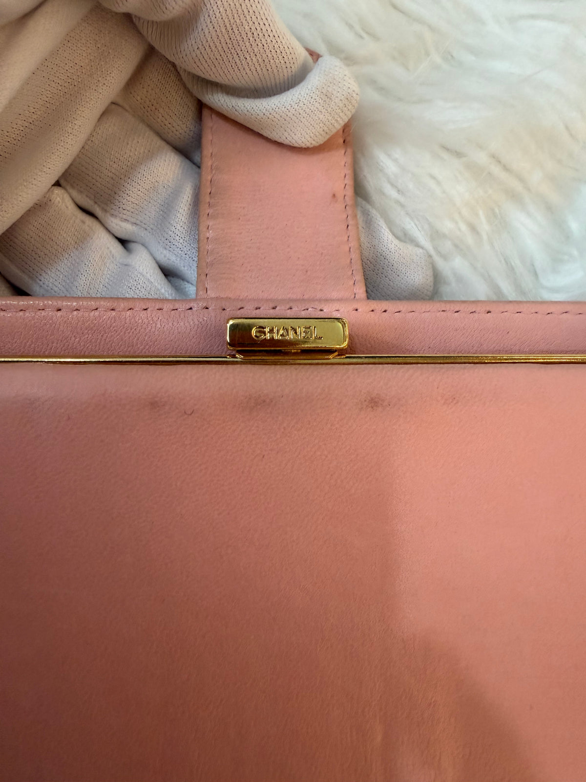 CHANEL TIMELESS CC FRENCH WALLET IN CAVIAR LEATHER