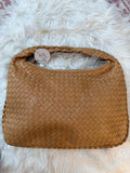 BOTTEGA VENETA EMBOSSED INTRECCIATO HOBO BAG LARGE