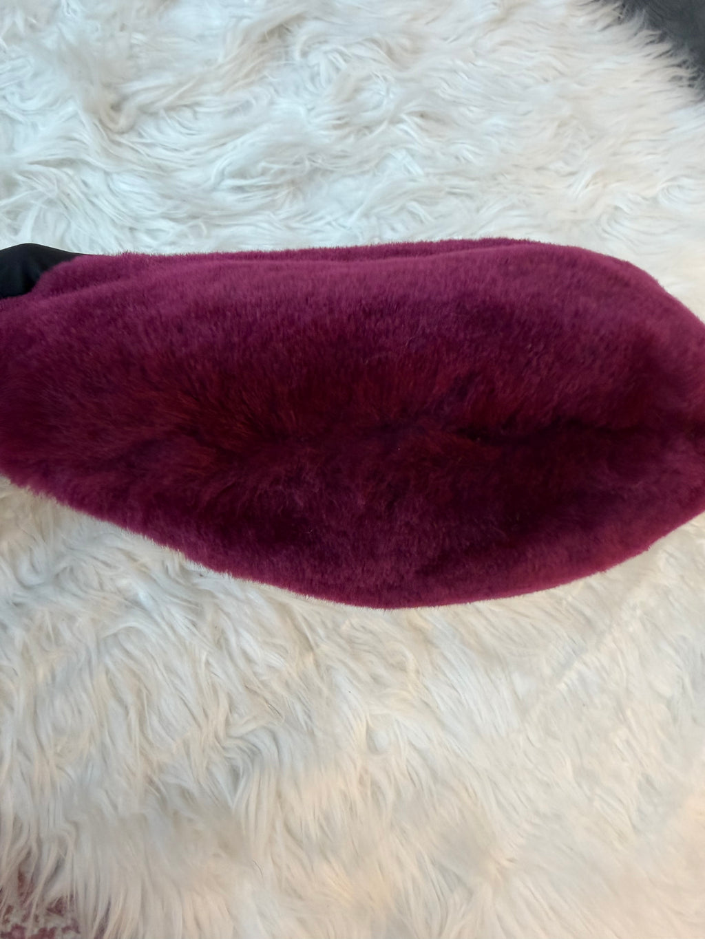BOTTEGA VENETA JODIE SHEARLING SMALL HOBO BAG