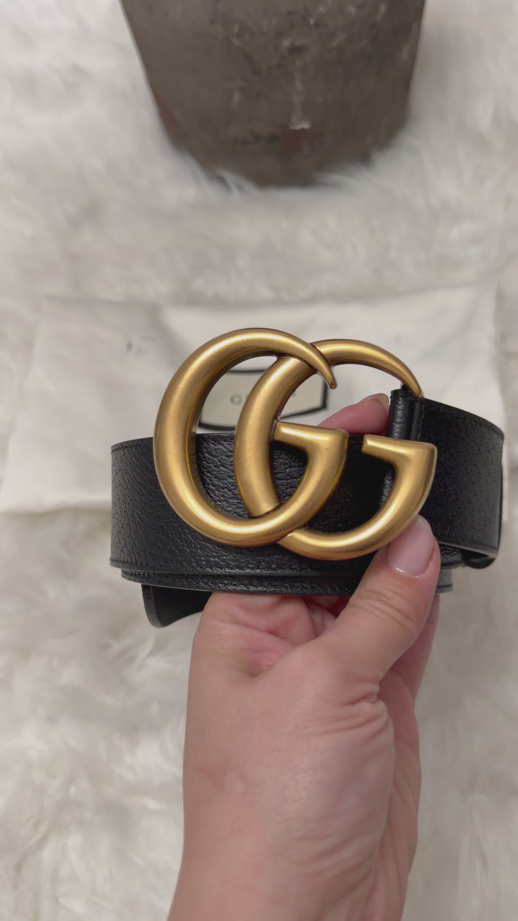 GUCCI Marmont Leather BELT