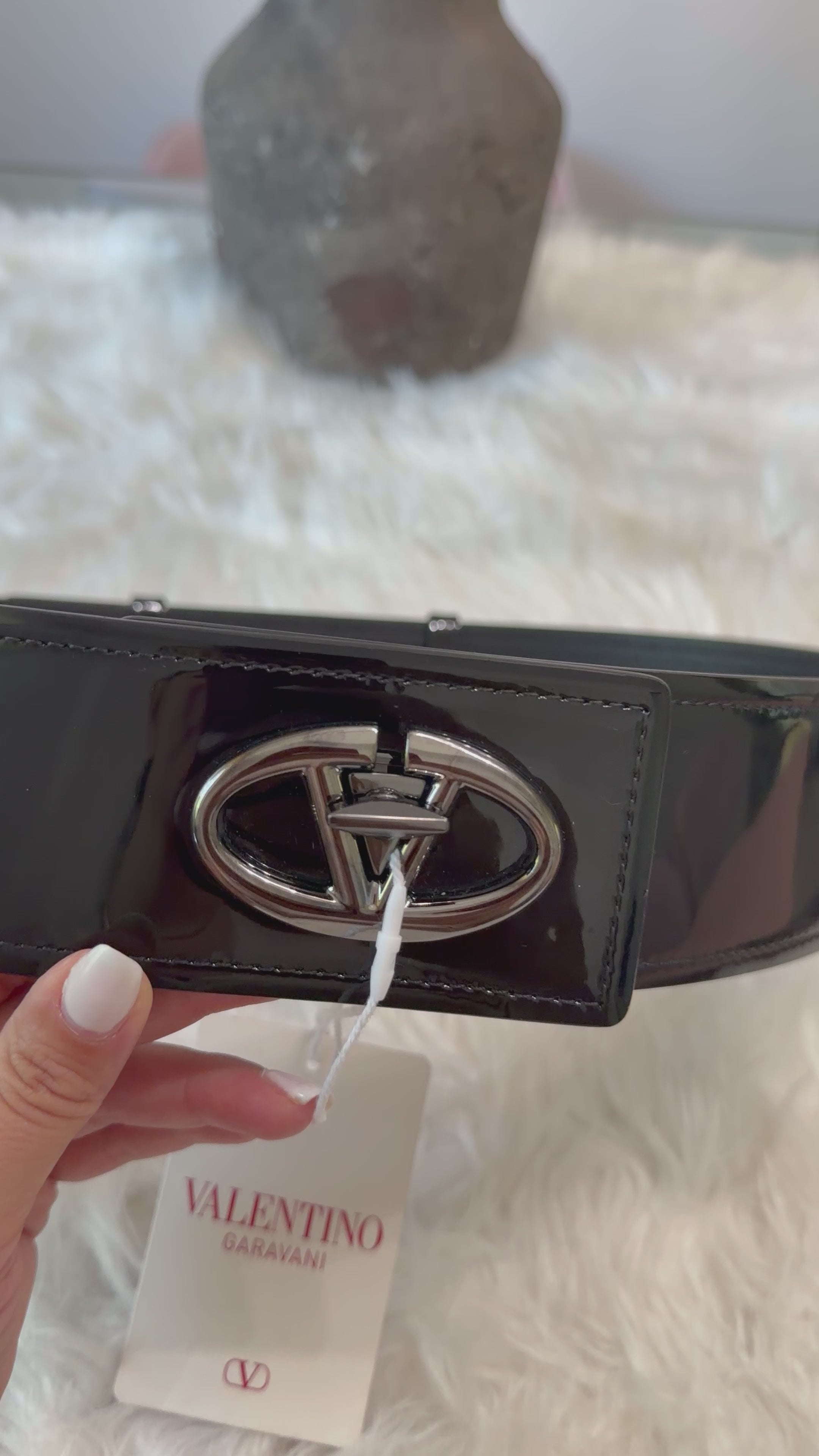 VALENTINO GARAVANI V LOGO BOLD EDITION BELT